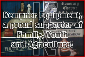 Kempner Equipment, a family owned trailer, truck bed, implement business that proudly supports family, youth, and agriculture!